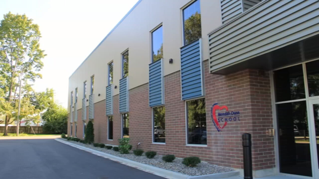 Ribbon-cutting marks new addition at Meredith-Dunn School